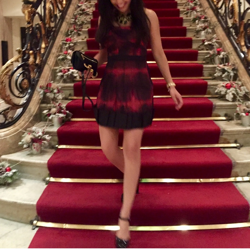 Bcbg size 0 one strap cocktail dress.